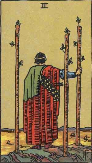 three of wands